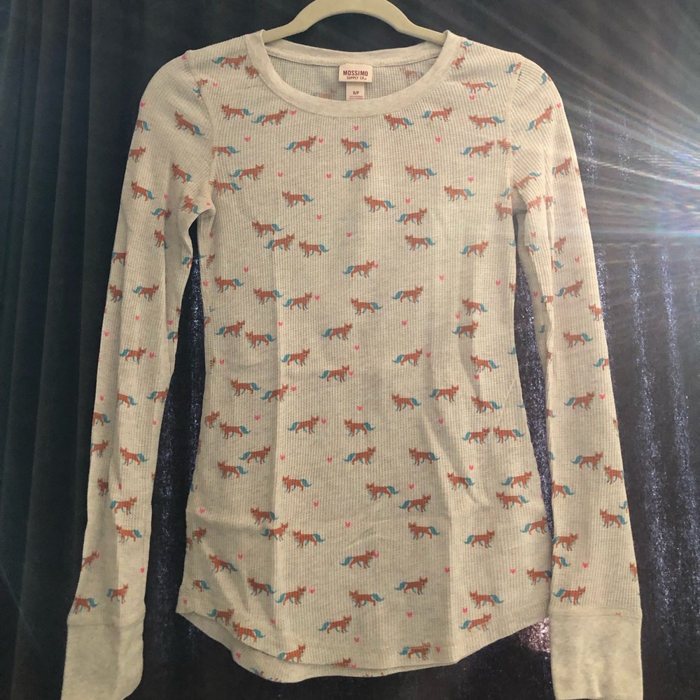 Mossimo Fox Print Thermal
